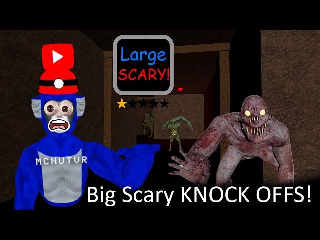 I Played THE WORST BIG SCARY KNOCK OFFS! (i got touched)