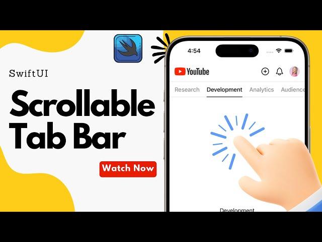 SwiftUI Scrollable Tab Bar - iOS 17