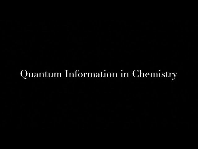 Quantum Information in Chemistry
