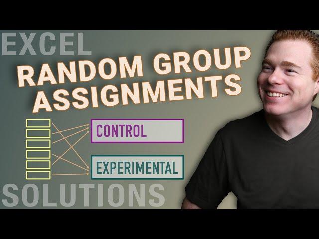 Randomly Assign Your Excel Data into Groups