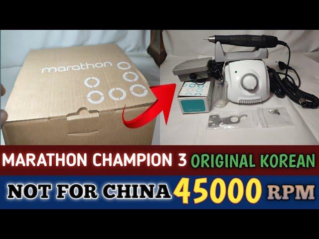 MARATHON CHAMPION 3 original Korean 45000 RPM MICRO MOTOR