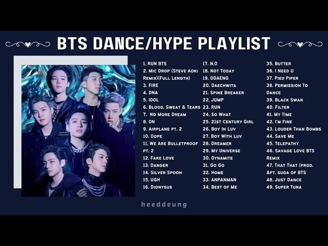 BTS Dance Hype Songs Playlist 2024