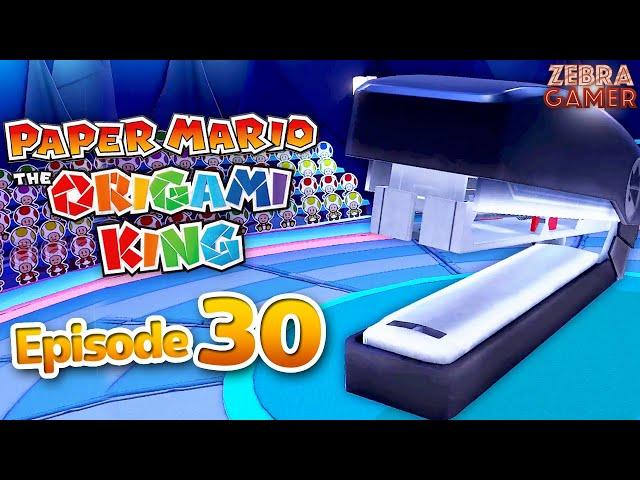 Paper Mario: The Origami King Gameplay Part 30 - Stapler Boss Fight! Origami Castle!