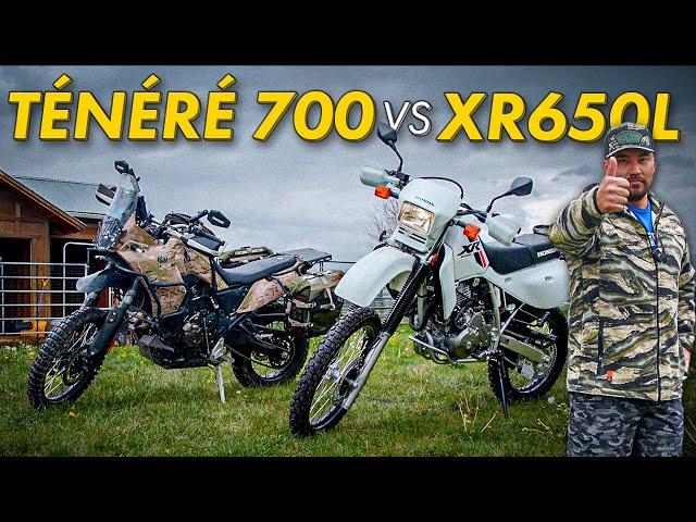 How to convince your wife that you NEED a motorcycle | Yamaha Ténéré 700 vs Honda XR650L