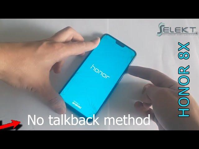 HONOR 8X Remove FRP Bypass Unlock WITHOUT TALKBACK - Google account unlock solution (JSN-L21)