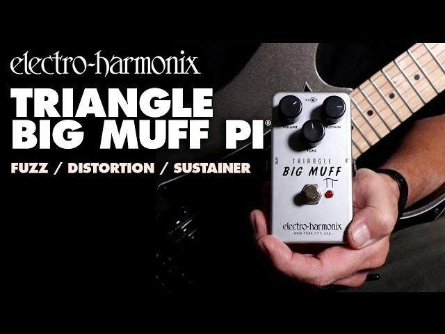 Electro-Harmonix Triangle Big Muff Pi Fuzz / Distortion / Sustainer Pedal (Demo by Bill Ruppert)