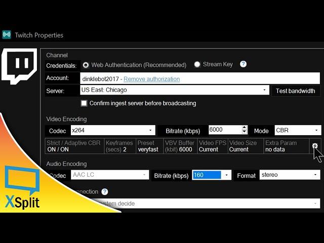 XSplit Broadcaster BEST Settings - How to Streaming and Recording Settings in Broadcaster