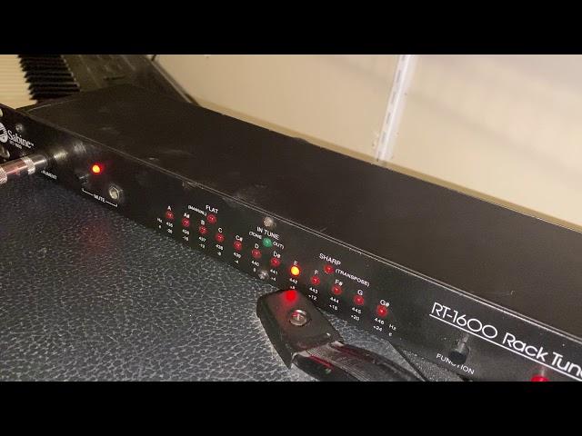 Sabine RT-1600 Rackmount Tuner Demo