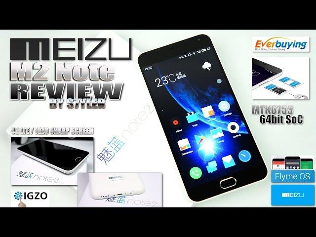 Meizu M2 Note (In-Depth Review) 5.5" IGZO Sharp FHD, Flyme OS/Android 5.1, MTK6753 64bit, 4G LTE