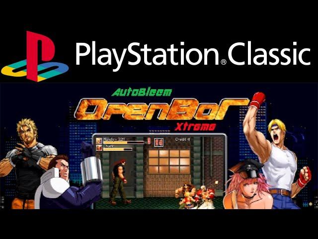 OpenBOR Xtreme games full speed on the PlayStation Classic, AutoBleem 0.8.5 fresh install | HOW TO