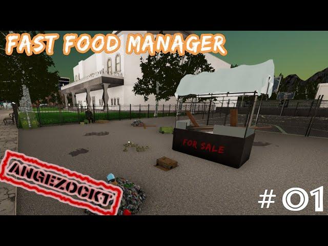 Fast Food Manager #01  Der erste Tag am Kaffeestand #angezockt #deutsch