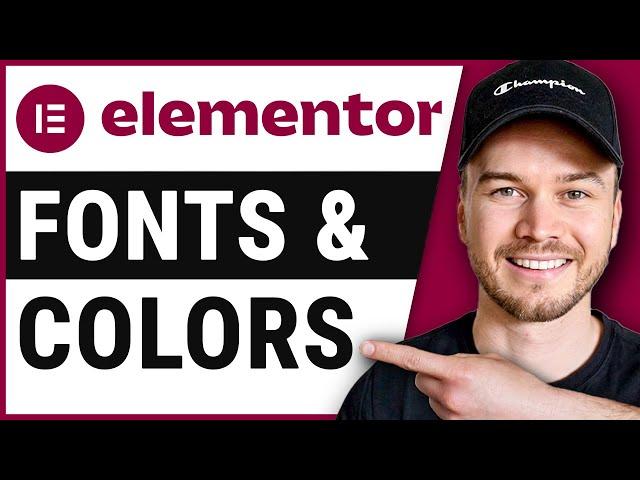 How to Set Global Fonts & Colors in Elementor (Step-by-Step)