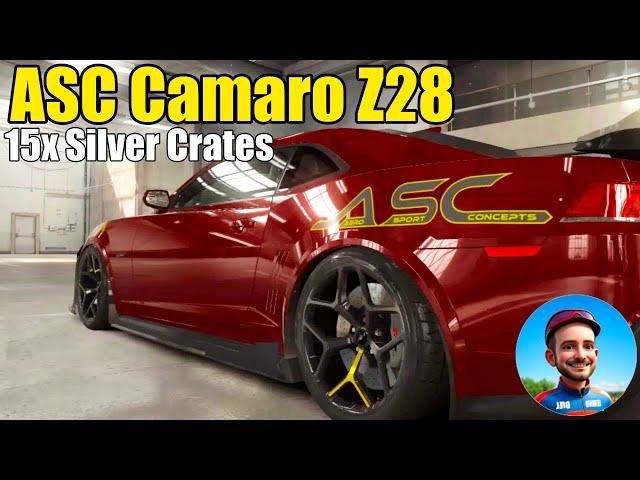 ASC Camaro Z28 | Silver Crate Opening | BluCrew CSR2