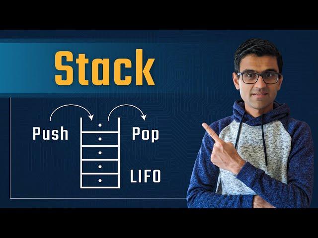 Stack - Data Structures & Algorithms Tutorial In Python #7