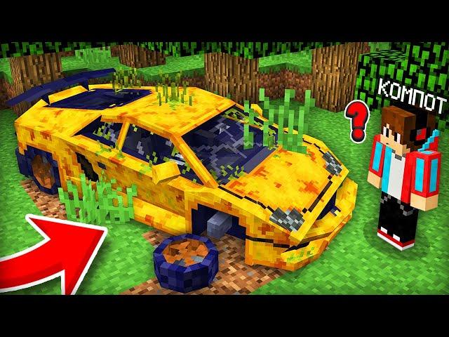 Я НАШЁЛ ЗАБРОШЕННУЮ МАШИНУ МИЛЛИОНЕРА В МАЙНКРАФТ | Компот Minecraft