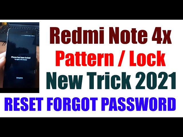 Redmi note 4 Password Unlocking Umt