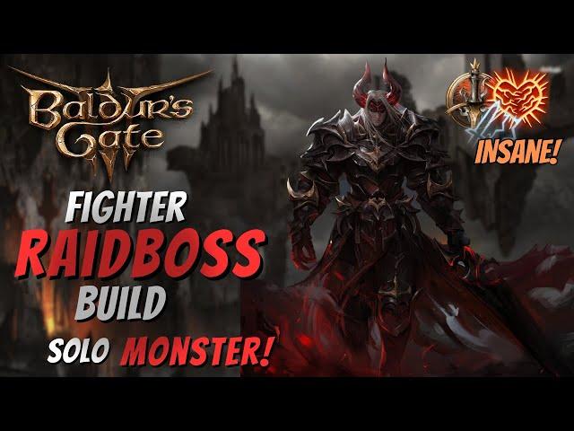 Baldur's Gate 3- Best Fighter Build, Pure Power, Attack 8-10 times, Incredible CC/Mobility GOD- BG3