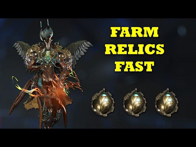 Warframe Fastest Relic Farming! Lith Meso Neo Axi Relics!