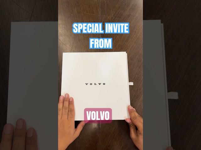 UNBOXING special invite from Volvo! #volvo #electric #suv  #newcar #carwale