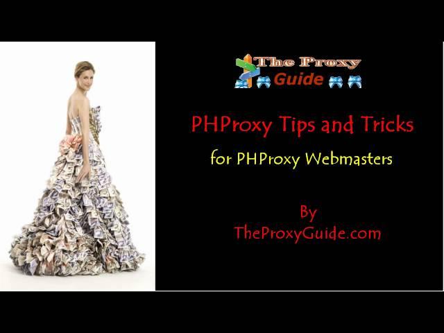 PHProxy (PHP proxy) tips and tricks: insert ad code and customization