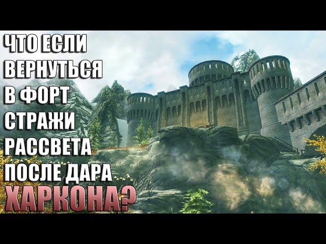 Что Будет Если Прийти Лордом Вампиром к Страже Рассвета? Skyrim