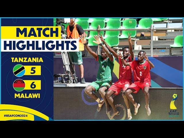 HIGHLIGHTS | Tanzania  Malawi  - #BSAFCON2024 - 7TH Place Match