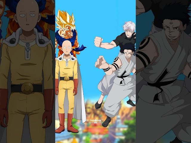 Goku Saitama vs Gojo & Sukuna