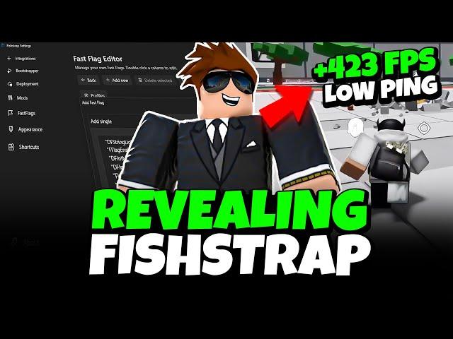 REVEALING FISHSTRAP SETTINGS FOR HIGH FPS & LOW PING IN ROBLOX!  (BOOST FPS & FIX LAG)