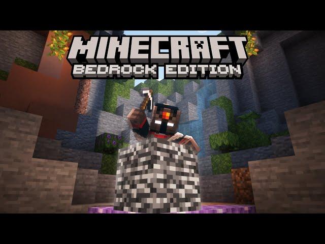 Probé MINECRAFT BEDROCK por PRIMERA VEZ (todo mal)