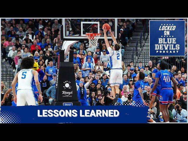 What We Learned About Duke Basketball From Kansas Loss | Duke Blue Devils Podcast