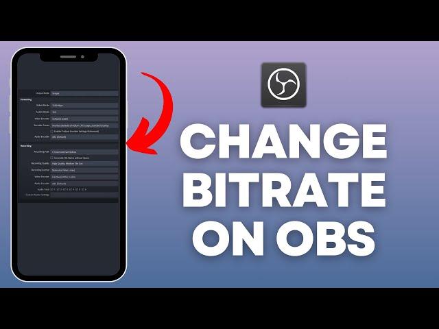 How to Change Bitrate on OBS Studio (2024) | OBS Tutorial