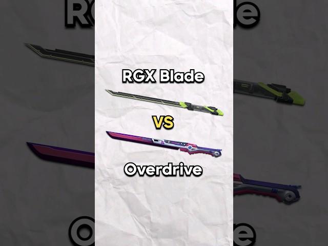 RGX Blade VS Overdrive Blade in VALORANT