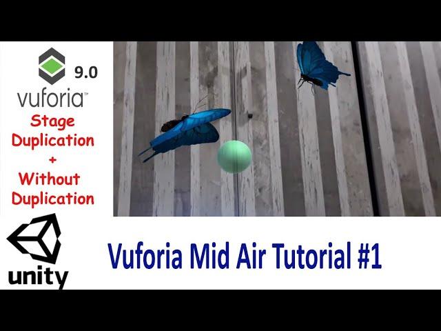 Vuforia Engine 9.0 Mid Air Tutorial #1 [2020]