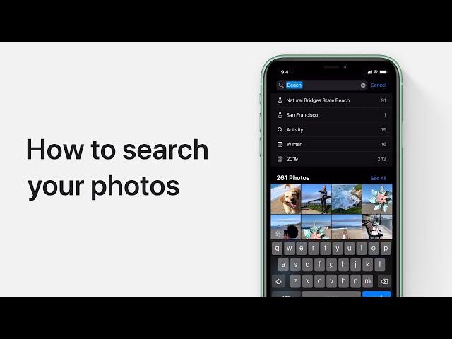 How to search in Photos on iPhone, iPad, and iPod touch — Apple Support