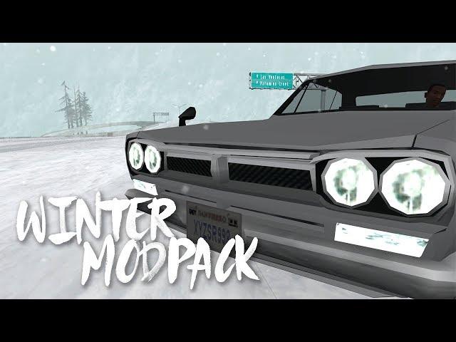 КРАСИВАЯ ЗИМНЯЯ СБОРКА GTA SAMP | WINTER MODPACK