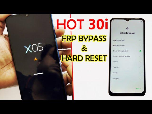 infinix HOT 30/ 30i without PC: HARD RESET/ FRP BYPASS | new easy trick 2023