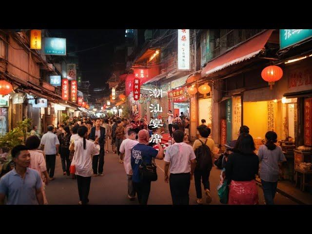 Come to Chaoshan on National Day and experience a Chaoshan rural banquet# Chaoshan banquet# rural b