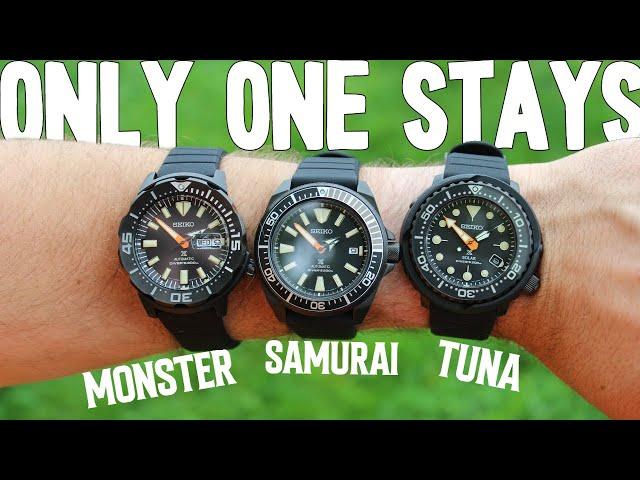 SEIKO Black Series | I'm ONLY Keeping ONE! | Which Watch Did I Choose? | Monster? Samurai? Tuna?