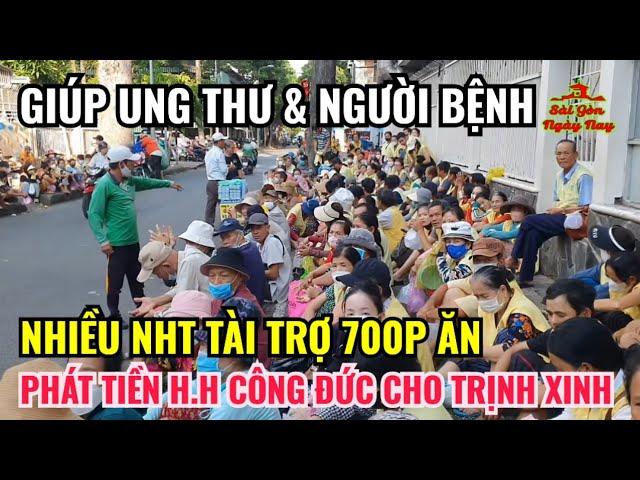 NHIỀU NHÀ HẢO TÂM TẶNG 350P CƠM MẶN | PHÁT TIỀN HỒI HƯỚNG CÔNG ĐỨC CHO TRỊNH XINH Pd QUANG MINH MẪN