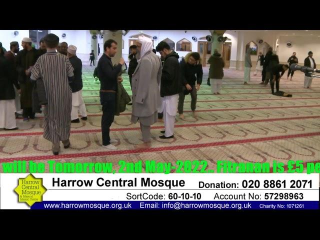 Harrow Central Mosque Live Stream