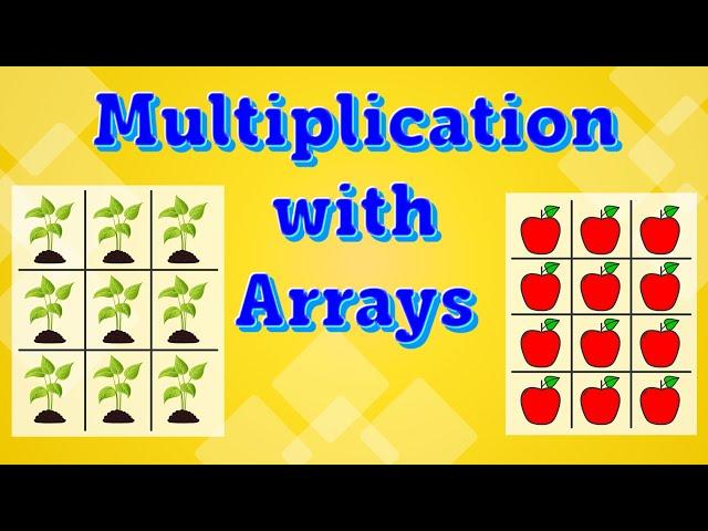 Multiplication with Arrays | Multiplication Models | Multiplication Video for Kids