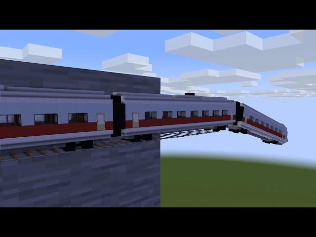 Minecraft Train Crash Animation