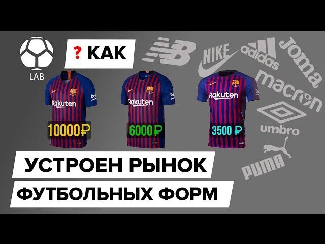 Football jersey market. What is the difference?