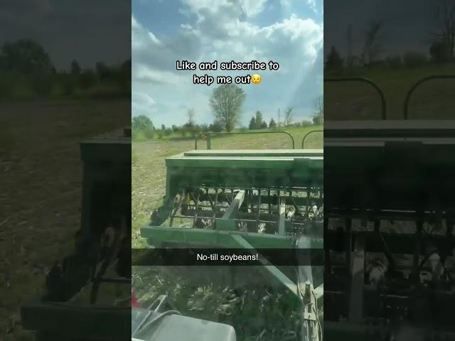 Case 2394 with John Deere 750 no till planting soybeans#redpower #countrylife#farming#farmequipment