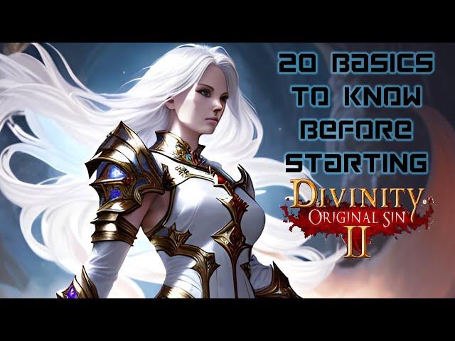 20 BASICS TO KNOW BEFORE PLAYING | DIVINITY: ORIGINAL SIN 2