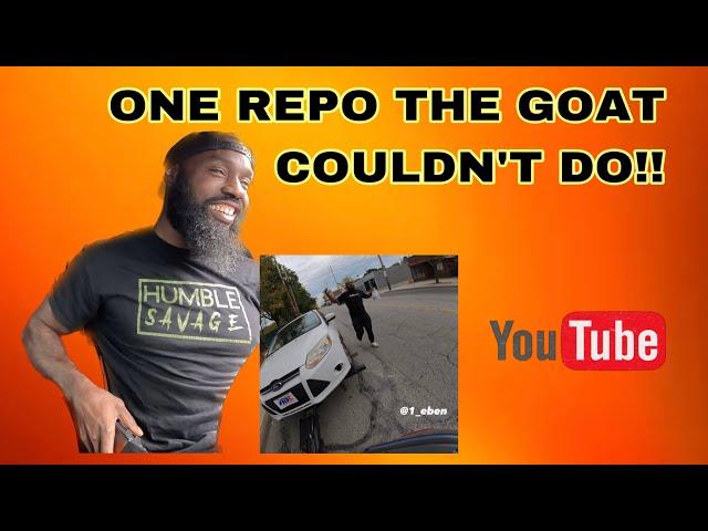 The Tow GOAT couldn’t repo this one (Saved by his shirt) literally!!!