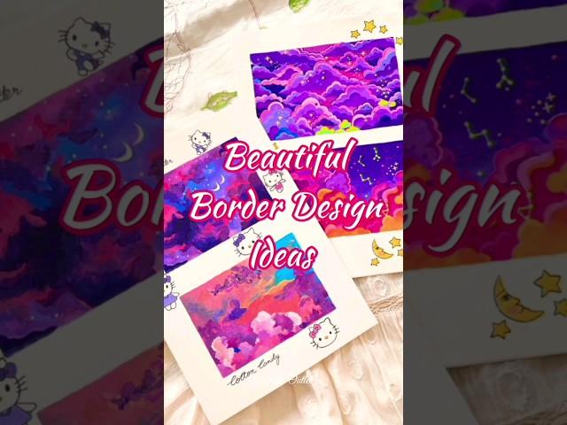 Front Page Border Design Ideas!! ️ #shorts #border #assignment #design #diy #trending #aesthetic