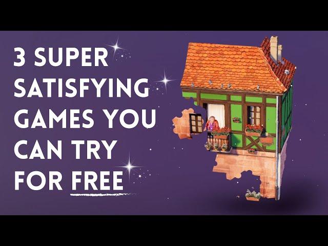 ASMR | 3 Satisfying Games You'll LOVE  Free Demos!