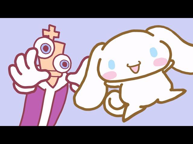 How to draw Cinnamoroll in Kinger costume (Sanrio x The Amazing Digital Circus) シナモロール