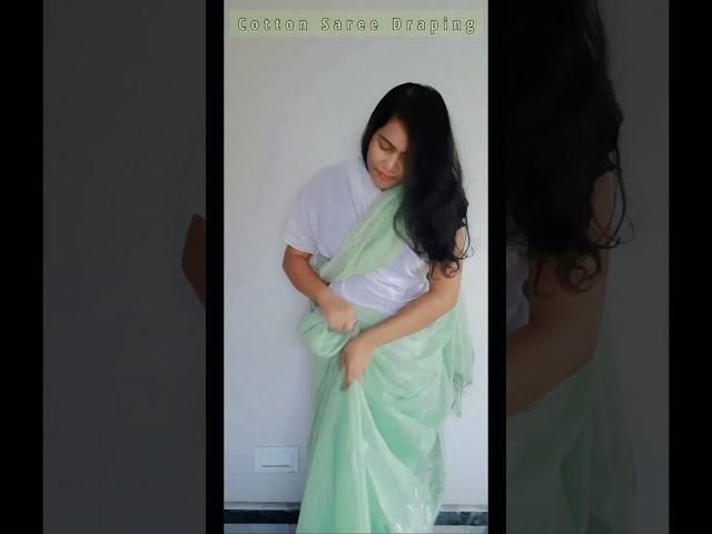 Saree Draping tutorial #shorts